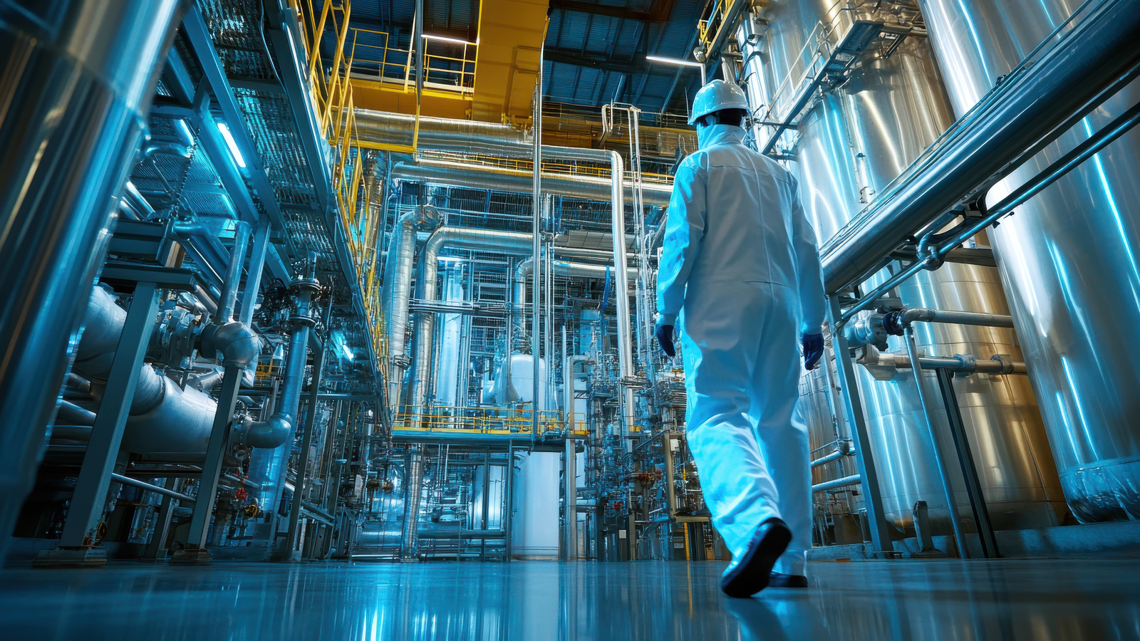 planta industrial com processo extremamente dependente de Filtragem industrial